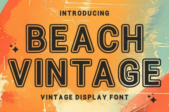 Beach Vintage Font for Bold Campaigns