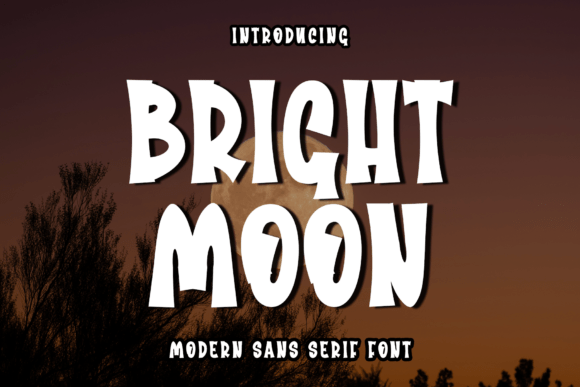 Bright Moon Font for Elegant Branding