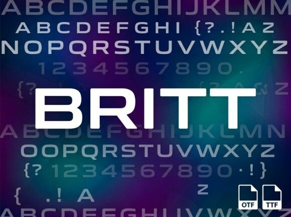 Britt Font for Business Branding