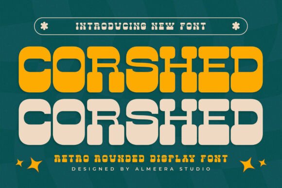 Corshed Font for Creative Makers