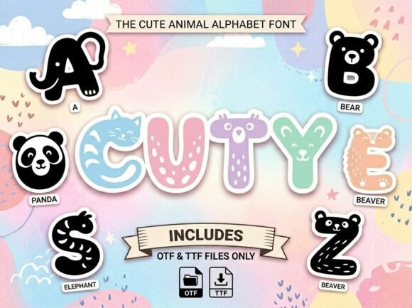 Cuty Font for Whimsical Branding