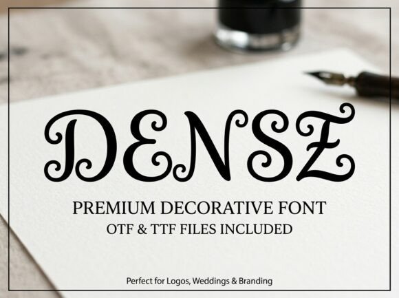 Dense: A Premium Display Font