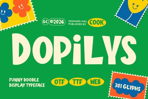 Dopilys Font for Playful Web Design