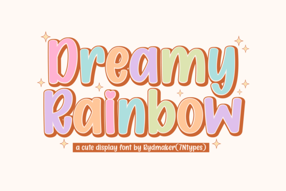 Dreamy Rainbow Font Review