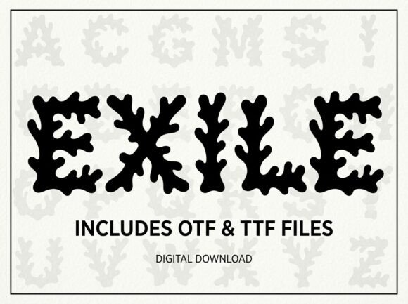 Exile Font: Bold Display for Digital Campaigns