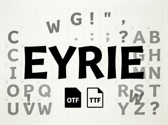 Eyrie Font: A Bold Statement for Editorial Design