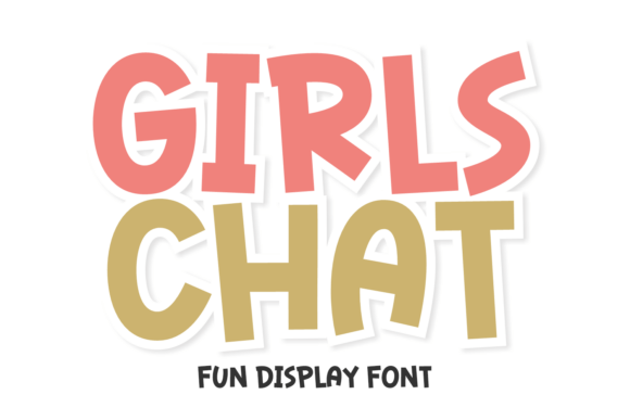 Girls Chat Font for Creative Makers
