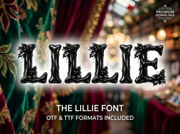 Lillie Font: Gothic Elegance for Editorial Design