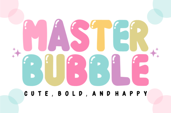 Master Bubble Font