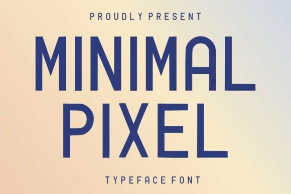 Minimal Pixel Font for Business Branding