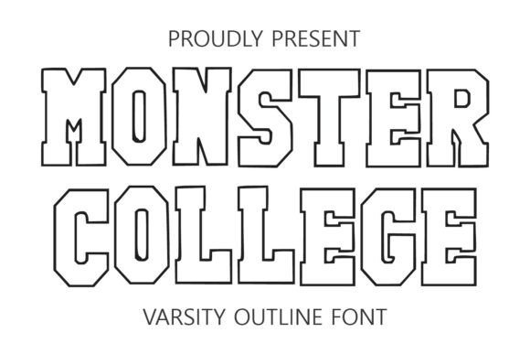 Monster College Font for Bold Web Design