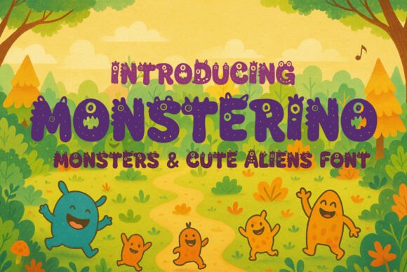 Monsterino Kid Font for Creative Web Design