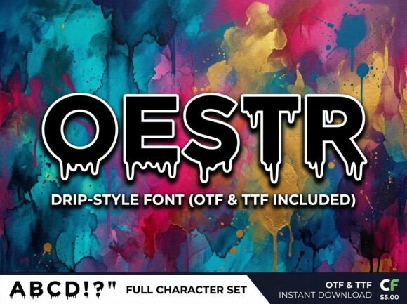 Oestr Font: A Creative Centerpiece