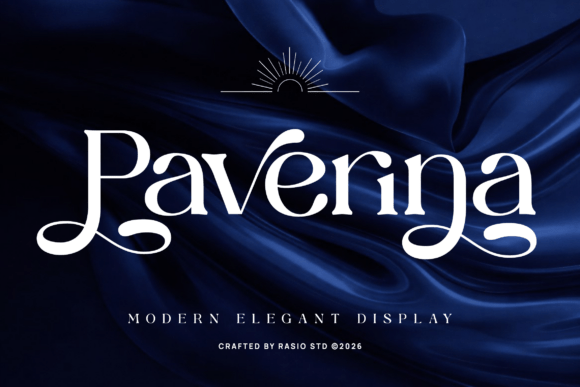 Paverina Font: Elegant Display Type