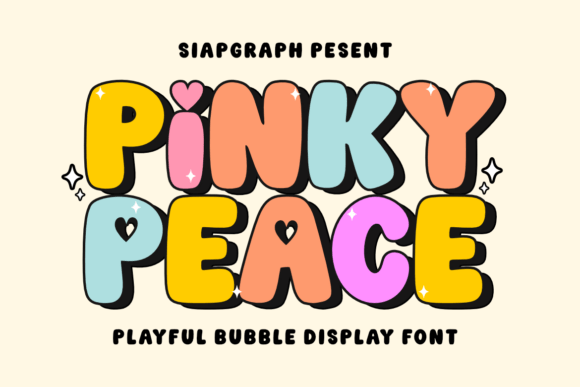 Pinky Peace Font for Web Design