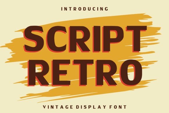Script Retro Font for Creative Makers