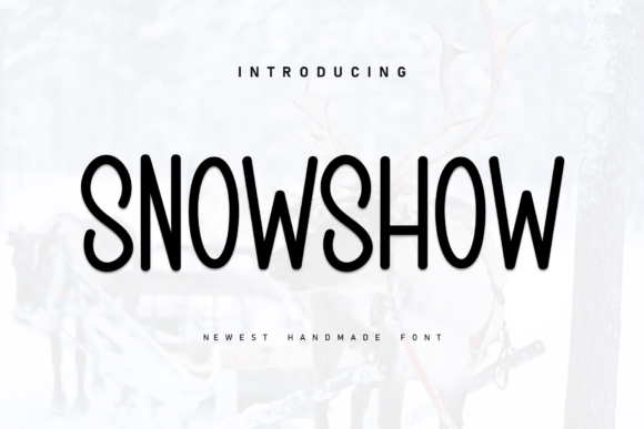 Snowshow: A Sweet Display Font for Small Business