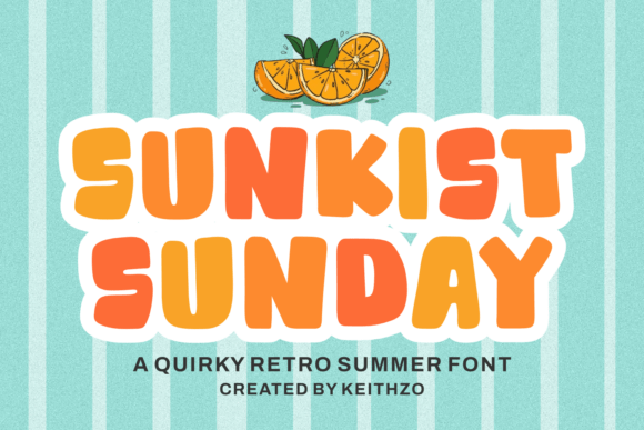 Sunkist Summer Font for Bold Branding