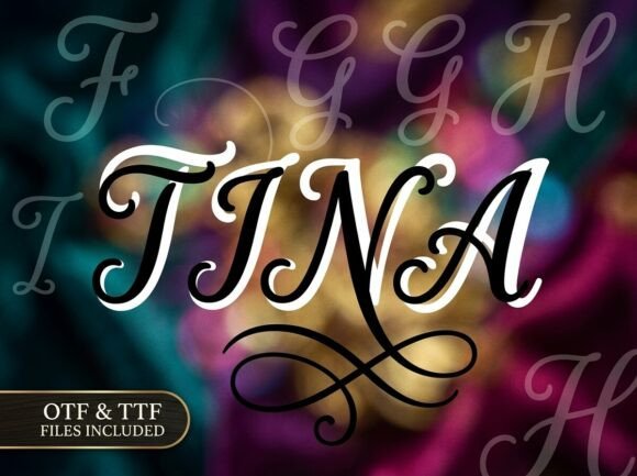 Tina: A Bold Font for Creative Projects