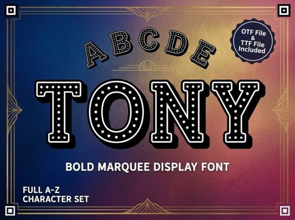 Tony Font for Business Branding