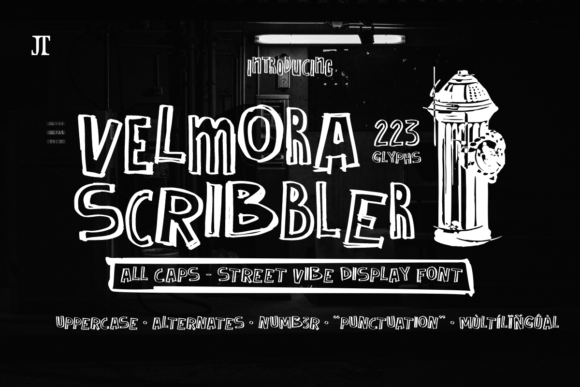 Velmora Scribbler Font
