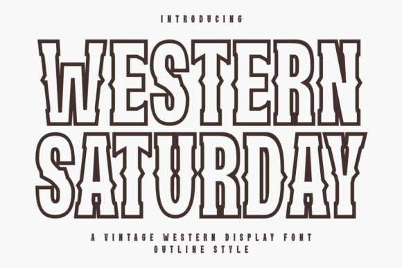 Western Satuday Font Review